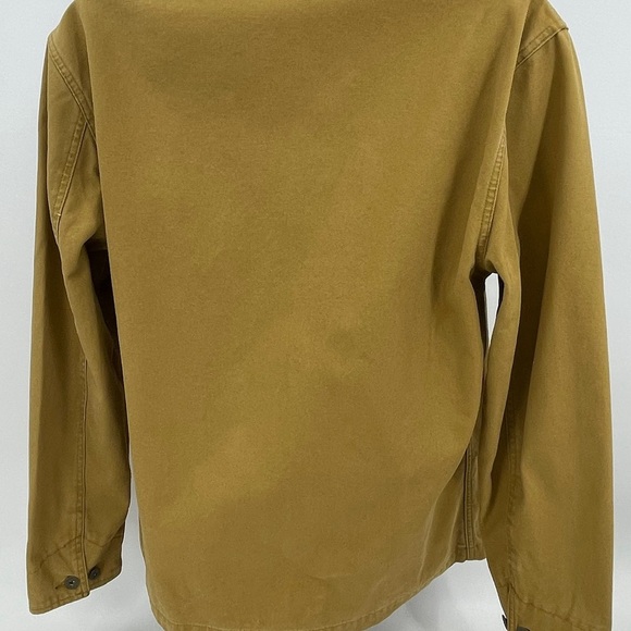 Wallace & Barnes J Crew Canvas Chore Barn Jacket Coat Corduroy Collar Mens L Lg - Picture 3 of 10